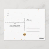 PixDezines DIYカラーアーチフレーム日付を保存 ポストカード (裏面)