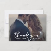 PixDezines DIYカラースクリプト サンクス サンキューカード (正面)