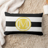 PixDezines DIYカラーストライプ/モノグラム ランバークッション (ブランケット)