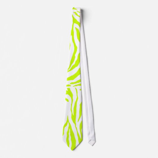PixDezines DIYカラーゼブラ印刷 ネクタイ (正面)
