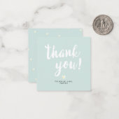 PixDezines DIYカラーブラシScriptありがとう ノートカード (正面/裏面インサイチュ)