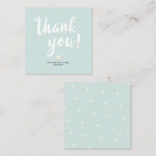 PixDezines DIYカラーブラシScriptありがとう ノートカード (正面/裏面)