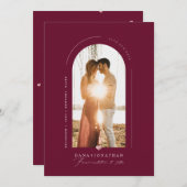 PixDezines DIYカラーブルガンディ救アート 招待状 (正面/裏面)