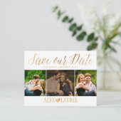 PixDezines DIYカラー救/日付/おもしろいスクリプト 案内ポストカード (スタンド正面)