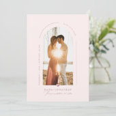 PixDezines DIYカラー赤面救アルチー日付 招待状 (スタンド正面)