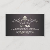 PixDezines diyカラー/アンティークは金属をフェイクスクロール 名刺 (裏面)