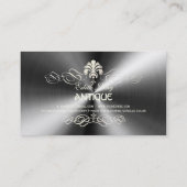 PixDezines diyカラー/アンティークは金属をフェイクスクロール 名刺 (裏面)