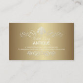 PixDezines diyカラー/アンティークは金属をフェイクスクロール 名刺 (裏面)