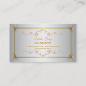 PixDezines diyカラー/アンティークスクロール 名刺 (裏面)