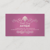 PixDezines diyカラー/アンティークスクロール 名刺 (裏面)