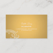 PixDezines diyカラー/アンティークスクロール 名刺 (裏面)