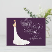 PixDezines DIYカラー+イベント/ブライダルシャワー 招待状 (スタンド正面)