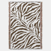 PixDezines DIYカラー/ゼブラ印刷 スローブランケット (正面縦)