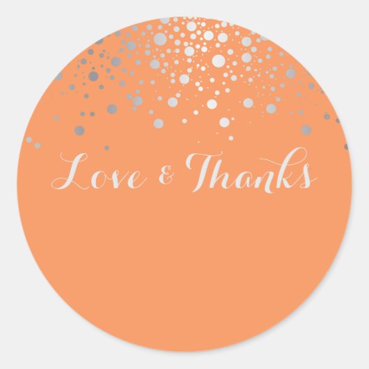 PixDezines DIYカラー/ダズル/シルバースペック ラウンドシール (正面)