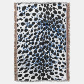 PixDezines DIYカラー/チータプリント スローブランケット (正面縦)