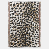 PixDezines DIYカラー/チータプリント スローブランケット (正面縦)