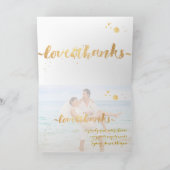 PixDezines DIYカラー/デズル/金ゴールドスペック/感謝していあなた サンキューカード (内部)