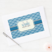 PixDezines DIYカラー/トレリはかりで測ス 長方形シール (封筒)