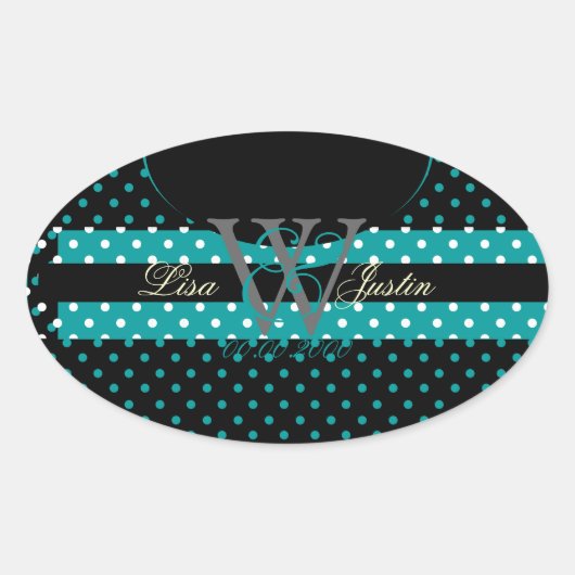 PIxDezines DIYカラー、ドットet al. 楕円形シール (正面)