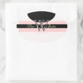 PIxDezines DIYカラー、ドットet al. 楕円形シール (バッグ)