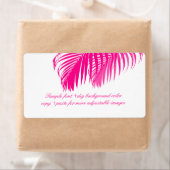 PixDezines DIYカラー！ピンクパーム前面 ラベル (インサイチュ)