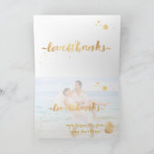 PixDezines DIYカラー/フェイク金ゴールドピン感謝してい/you サンキューカード (内部)