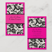 PixDezines DIYカラー/ブラックパボダマスク 名刺 (正面/裏面)