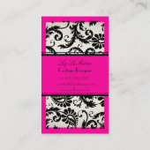 PixDezines DIYカラー/ブラックパボダマスク 名刺 (裏面)