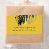 PixDezines DIYカラー！ブラックパーム前面 ラベル (インサイチュ)