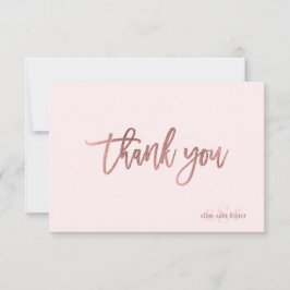 PixDezines DIYカラー/モノグラムありがとう/フラット サンキューカード