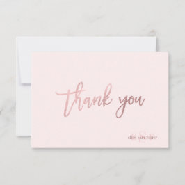 PixDezines DIYカラー/モノグラムありがとう/フラット サンキューカード