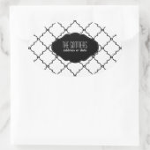 PixDezines DIYカラー、モロッコトレリス 楕円形シール (バッグ)