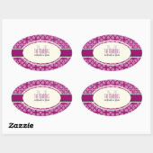 PixDezines DIYカラー/レトロ色 楕円形シール (シート)