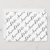 PixDezines DIYカラー/写真は日付を保存 セーブザデート (裏面)