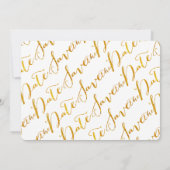 PixDezines DIYカラー/写真は日付を保存 セーブザデート (裏面)