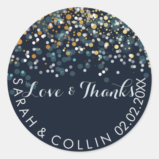 PixDezines DIYカラー/冬季ソイレ/雪 ラウンドシール (正面)