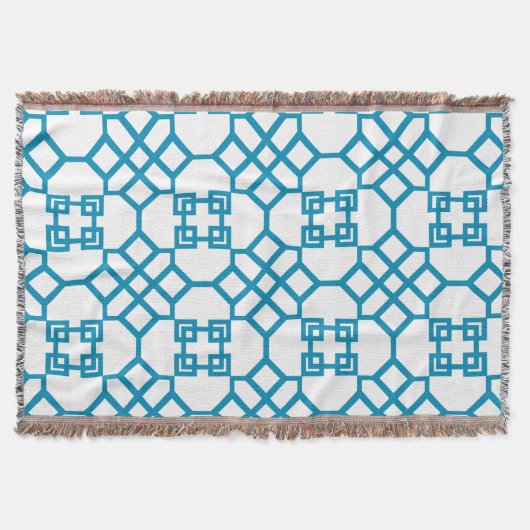 PixDezines DIYカラー/Chinoise trellis スローブランケット (正面)