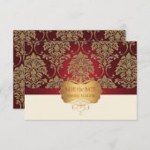 PixDezines DIYカラー/Florentius Damaskの救日付 セーブザデート (正面/裏面)