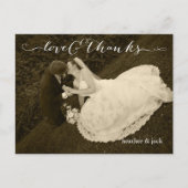 PixDezines DIYフォト感謝していユーズ ポストカード (正面)