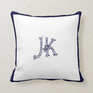 PixDezines DIYモノグラム+カラーロ航海のープ クッション