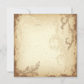 PixDezines DIYヴィンテージ+フローラ セーブザデート (裏面)