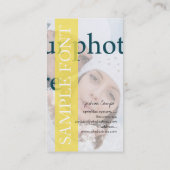 PixDezines DIY写真+フォント 名刺 (裏面)