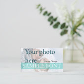 PixDezines DIY写真+フォント 名刺 (スタンド正面)