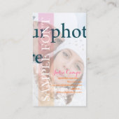 PixDezines DIY写真+フォント 名刺 (裏面)