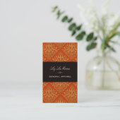 PixDezines diy背景、レースEtienne Damask 名刺 (スタンド正面)