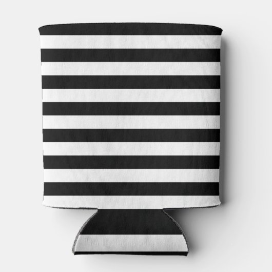 PixDezines DIY色調整ホワイトストライプ 缶クーラー (裏面)