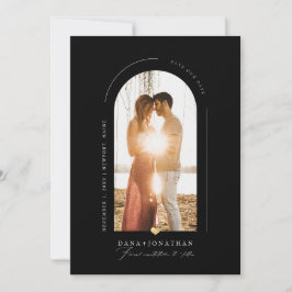 PixDezines DIY カラー アーチ フレーム 保存日 招待状