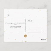 PixDezines DIY カラー アーチ フレーム Save The Date ポストカード (裏面)