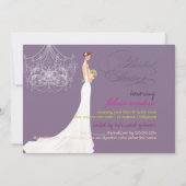 PixDezines DIY カラー+イベント/ブライダルシャワー 招待状 (裏面)