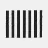 PixDezines DIY カラー/ブラック/ホワイト/ストライプ フリースブランケット (正面(横))